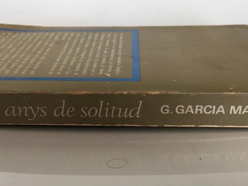 Cent anys de solitud, Gabriel Garca Mrquez - 1era ed. Dedicatoria del autor en catal. (4)