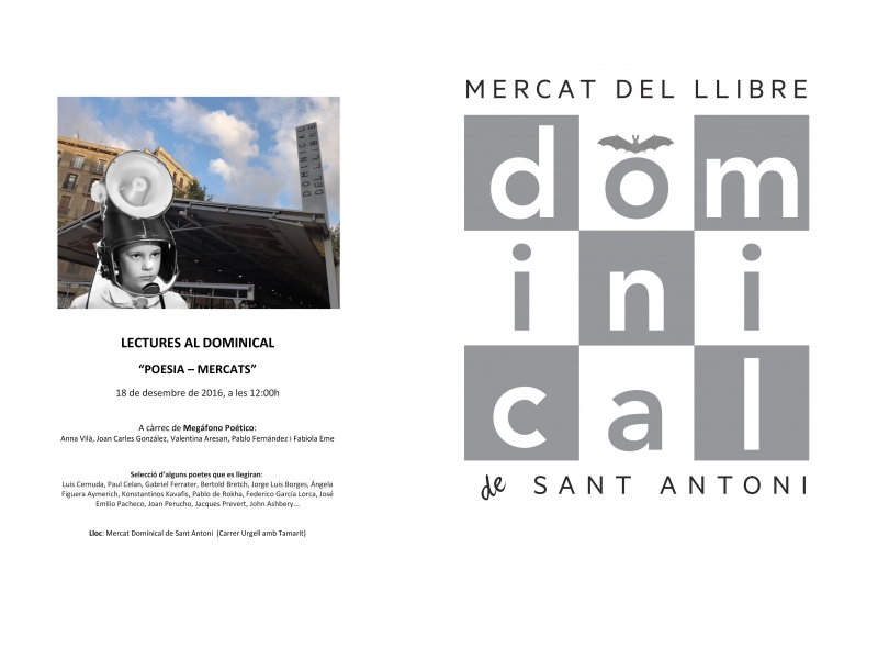 LECTURES AL DOMINICAL: POESIA I MERCATS
