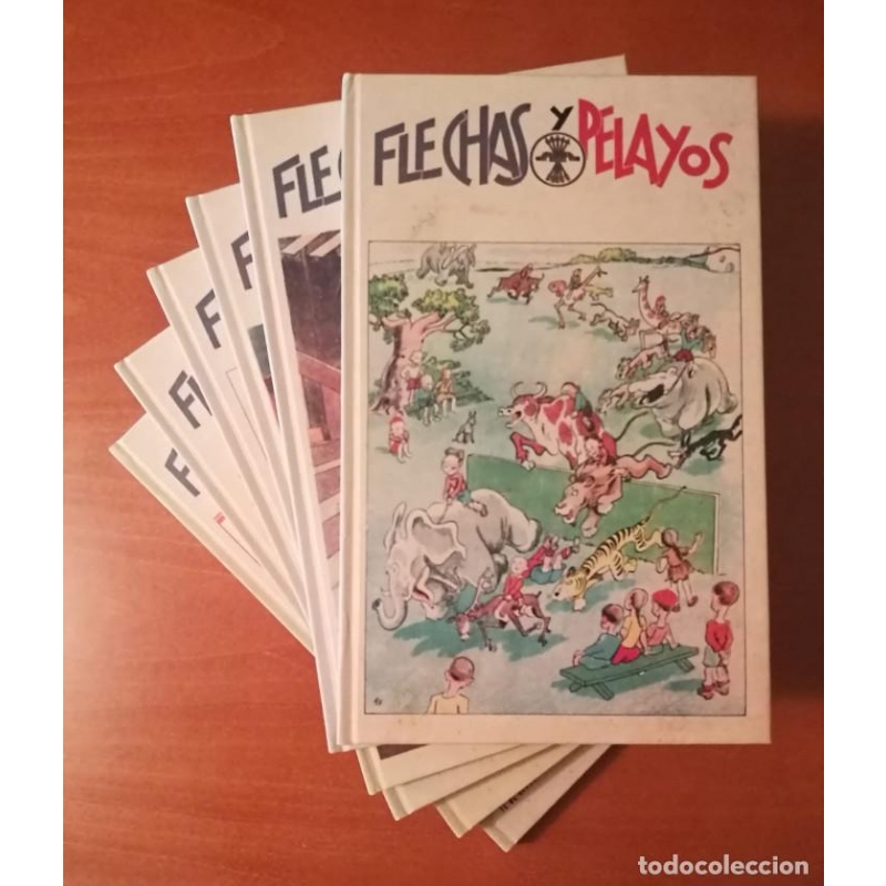 FLECHAS Y PELAYOS AGUALARGA EDITORES Completa 6 tomos 