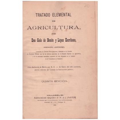 TRATADO ELEMENTAL DE AGRICULTURA
