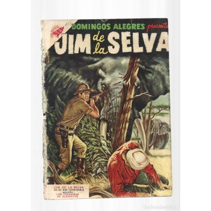 Domingos alegres 123: Jim de la selva, 1956, encuadernacin. Coleccin A.T.