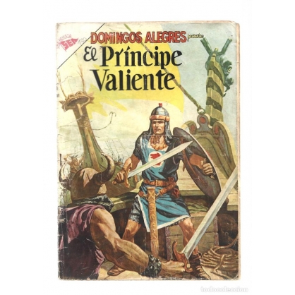 Domingos alegres 130: el príncipe Valiente, 1956, buen estado. Colección A.T.