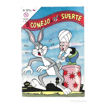 El conejo de la suerte 181, 1963, Novaro, buen estado. Colección A.T.