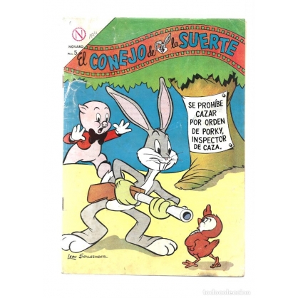 El conejo de la suerte 194, 1964, Novaro, buen estado. Colección A.T.